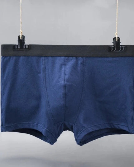 Bokserki męskie w jednolitym kolorze