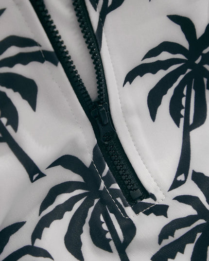 Kostium kąpielowy dla niemowląt jednoczęściowy z krótkim rękawem