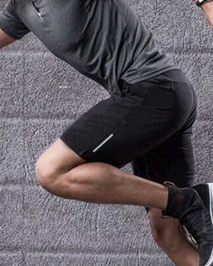 Sportowe spodenki męskie z gumką i sznurkiem do regulacji