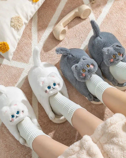 Klapki z motywem kota