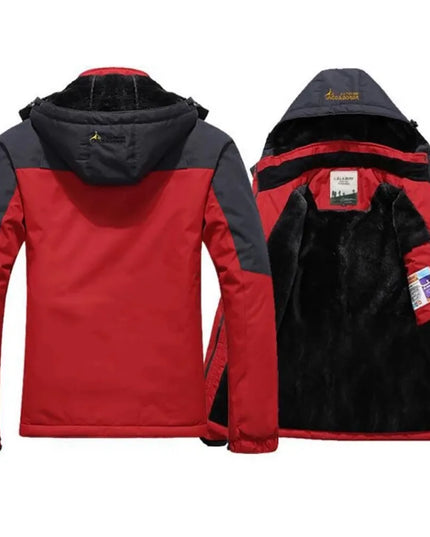 Męska kurtka zimowa wodoodporna z kapturem