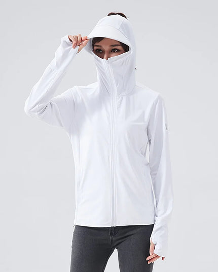 Sportowa bluza damska z kapturem w formie daszka