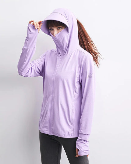 Sportowa bluza damska z kapturem w formie daszka