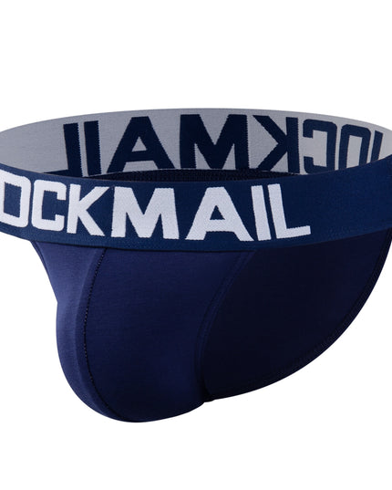 Slipy męskie na gumce z napisem