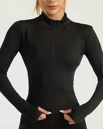 Damska sportowa bluza zapinana na zamek – modna i elastyczna