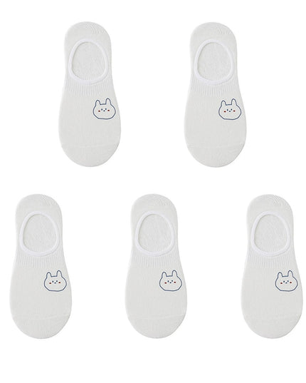 Skarpetki damskie białe stopki 10 par