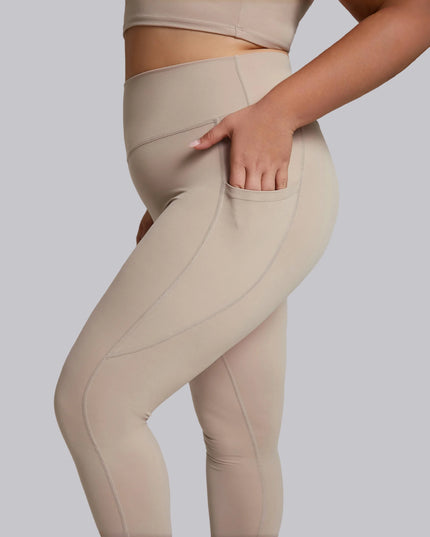Damskie sportowe legginsy bezszwowe plus size