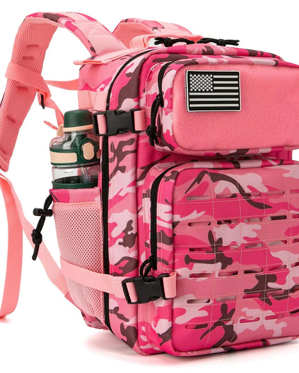 Plecak taktyczny 25L – survivalowy plecak turystyczny z systemem MOLLE i uchwytem na butelkę