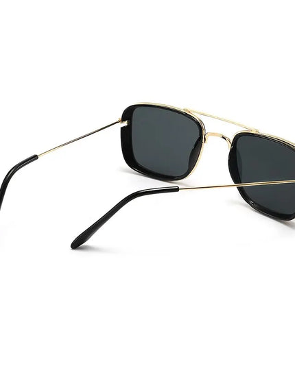 Męskie okulary przeciwsłoneczne kwadratowe w stylu retro