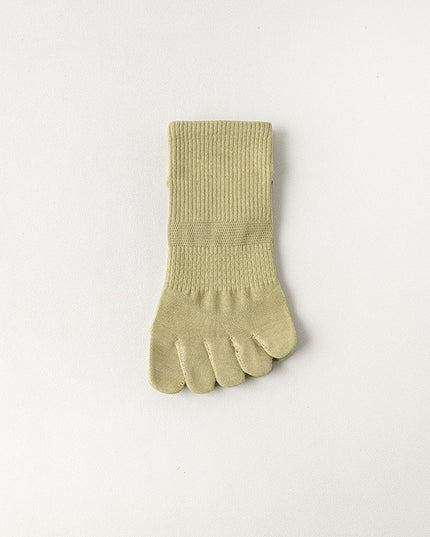 Skarpetki damskie oddychające pięciopalcowe w jasnym kolorze