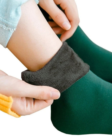 Skarpetki damskie ocieplane zimowe