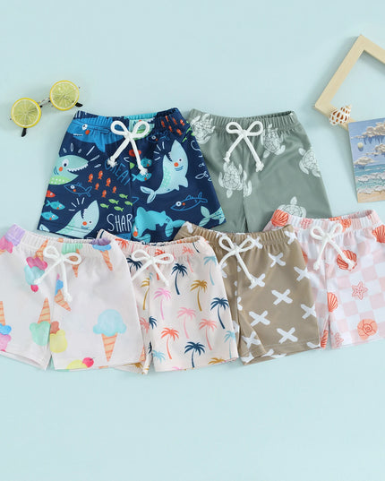 Kąpielówki dla niemowląt z gumką w pasie