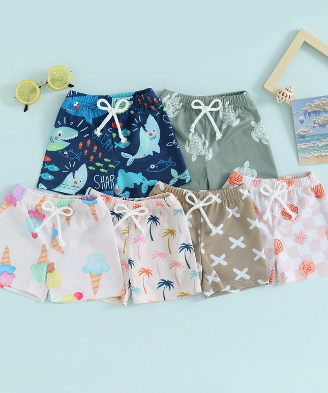 Kąpielówki dla niemowląt z gumką w pasie