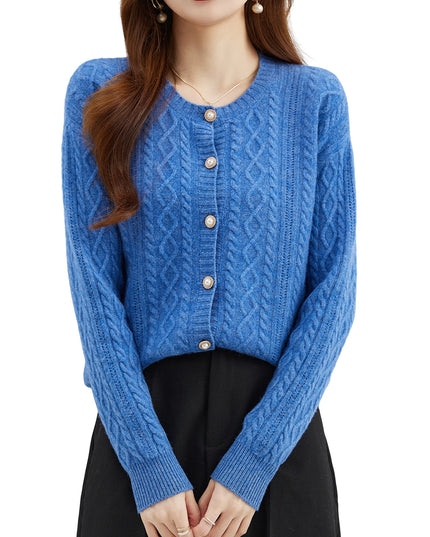 Damski sweter rozpinany z frędzlami – boho styl