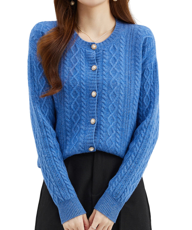 Damski sweter rozpinany z frędzlami – boho styl