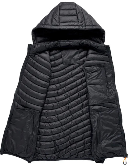 Kamizelka męska puchowa w jednolitym kolorze