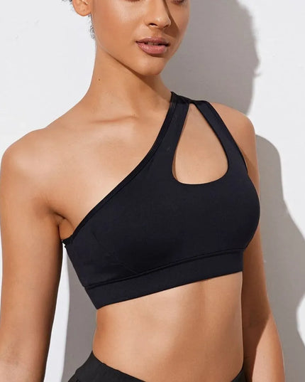 Sportowy biustonosz asymetryczny