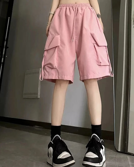 Damskie szorty cargo o luźnym kroju