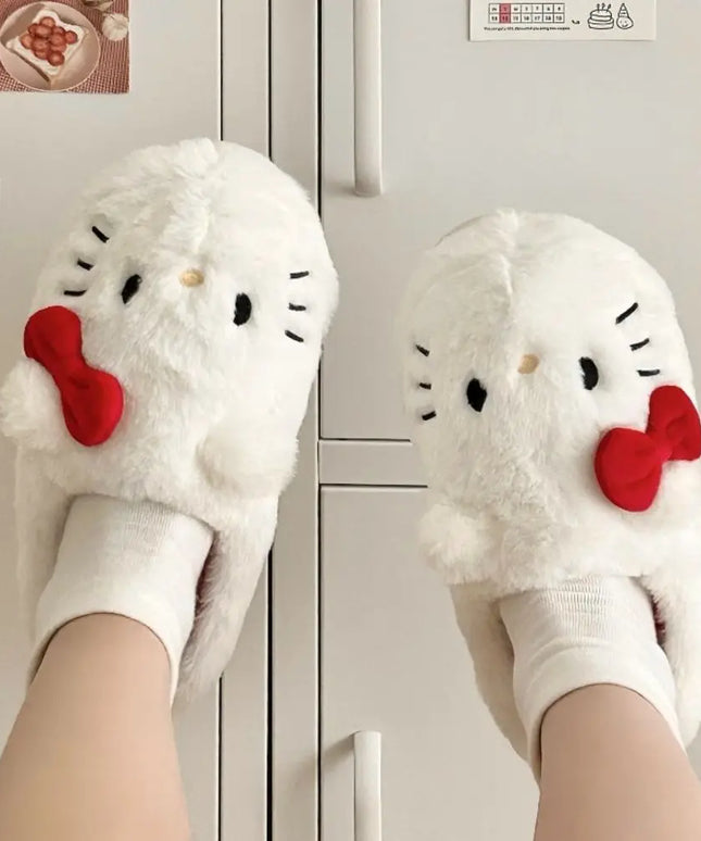 Klapki z motywem kota