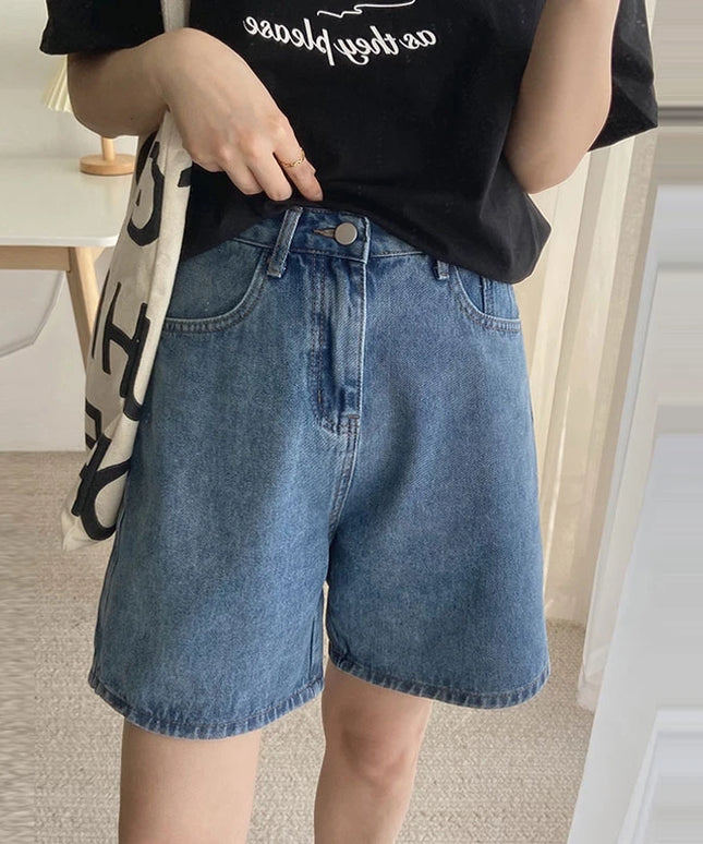 Damskie szorty jeansowe sięgające przed kolano