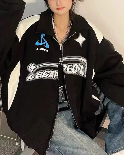 Damska bluza rozpinana w stylu vintage