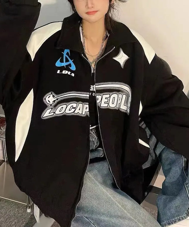 Damska bluza rozpinana w stylu vintage