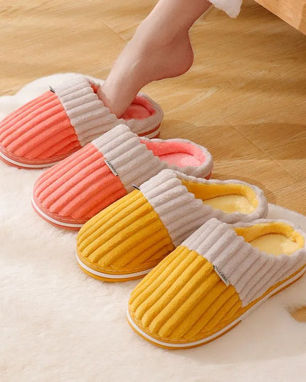 Klapki domowe dwukolorowe