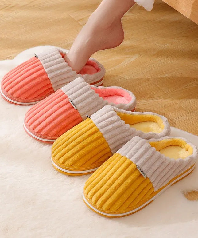 Klapki domowe dwukolorowe