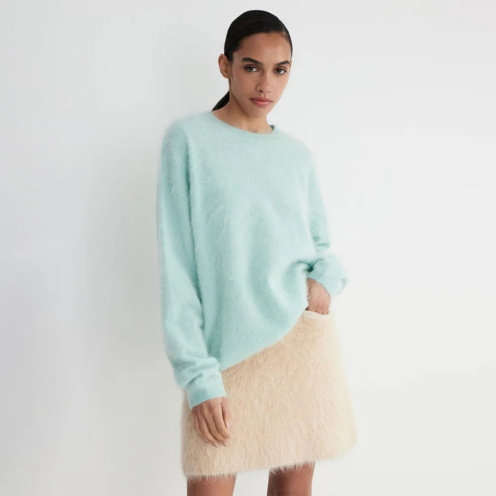 Damski klasyczny sweter oversize