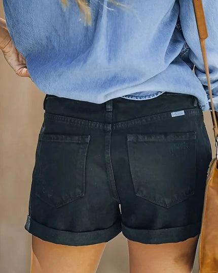 Damskie szorty z przetarciami