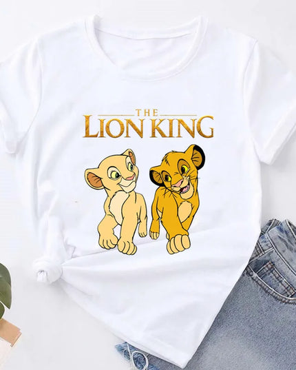 Damski T-shirt z motywem Króla Lwa