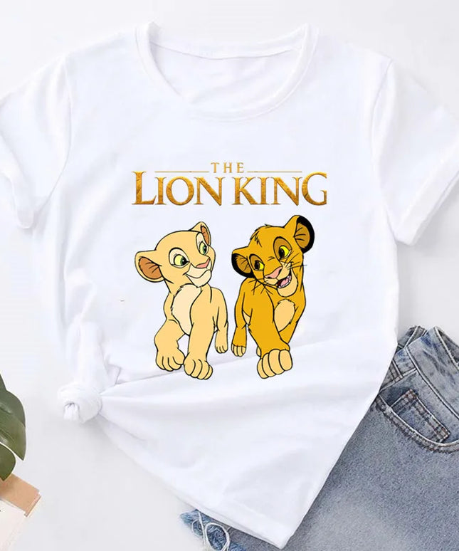 Damski T-shirt z motywem Króla Lwa