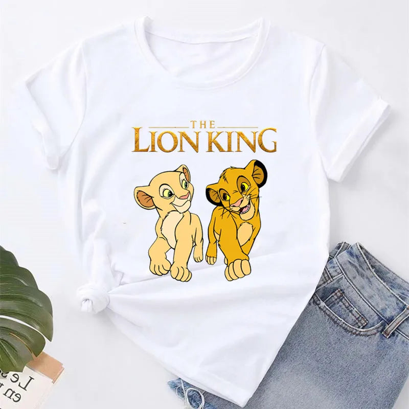 Damski T-shirt z motywem Króla Lwa