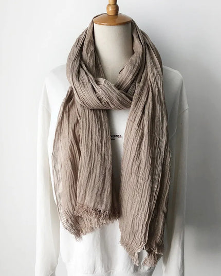 Szalik męski w stonowanych kolorach