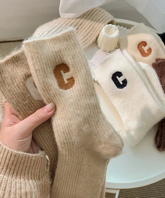 Skarpetki damskie zimowe z ociepleniem