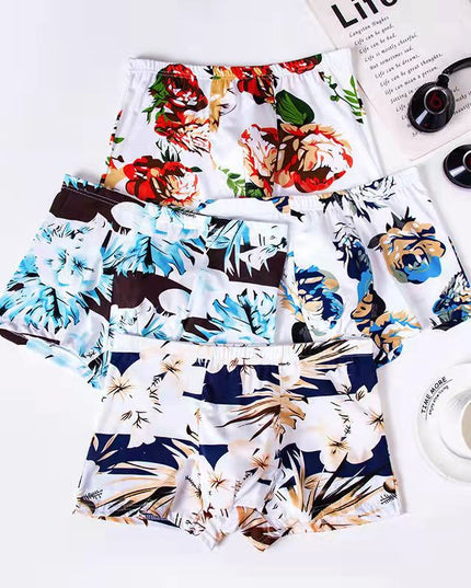 Bokserki męskie we wzory 4 sztuki