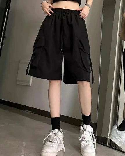 Damskie szorty cargo o luźnym kroju