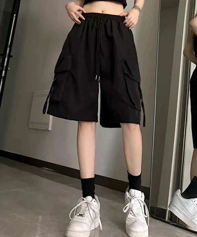 Damskie szorty cargo o luźnym kroju