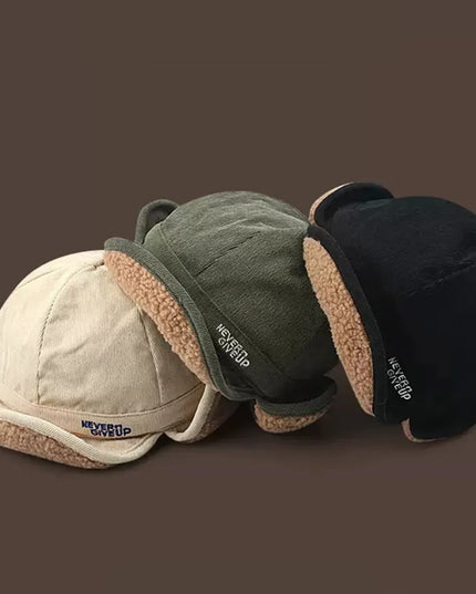 Czapka męska z ocieplanym podszyciem