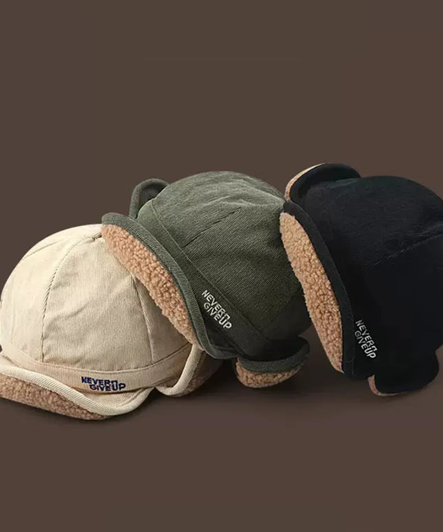 Czapka męska z ocieplanym podszyciem