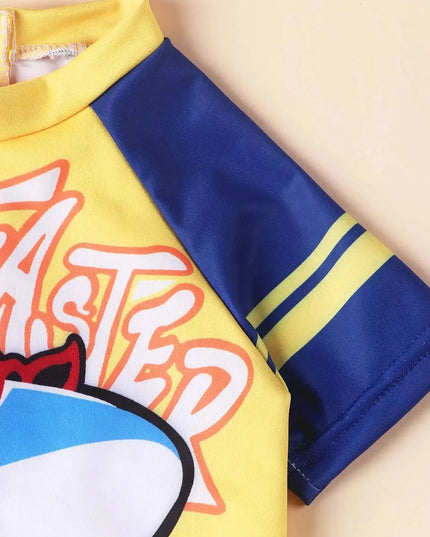 Kostium kąpielowy jednoczęściowy dla chłopca z rekinem