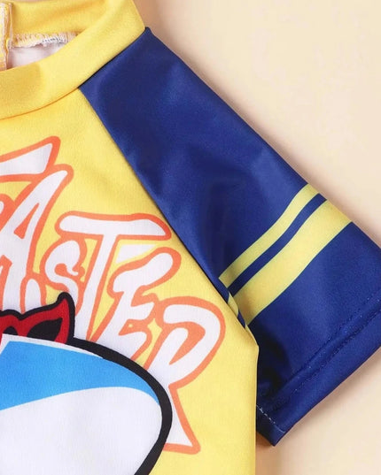 Kostium kąpielowy jednoczęściowy dla niemowląt z rekinem