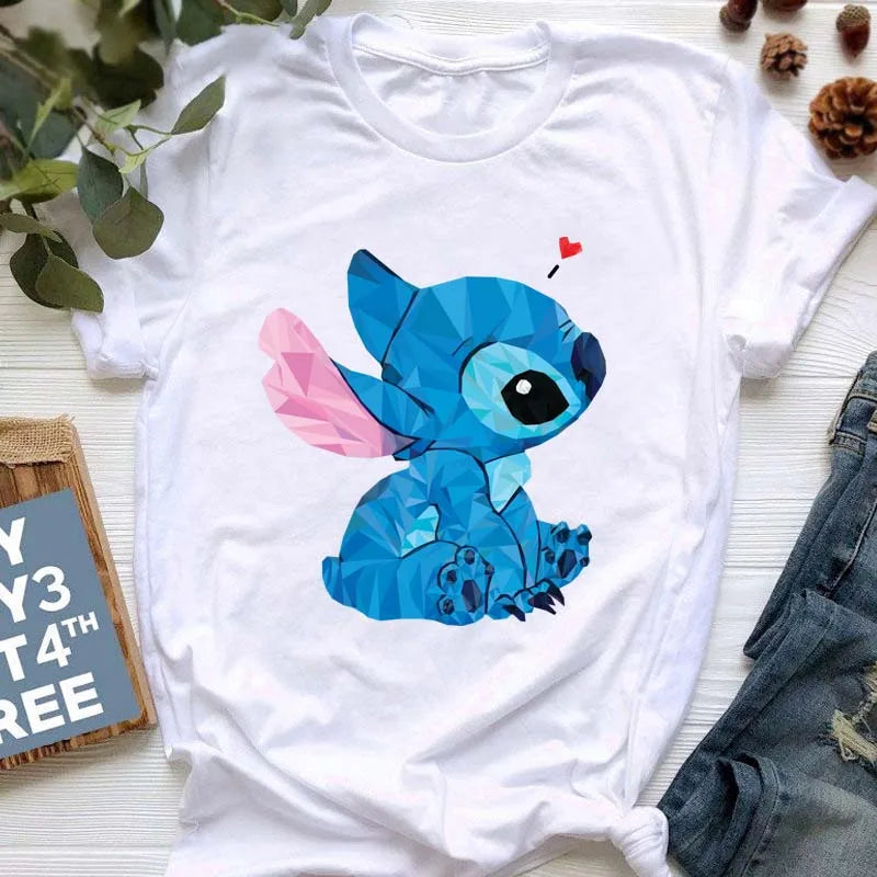 Damski T-shirt ze Stitchem