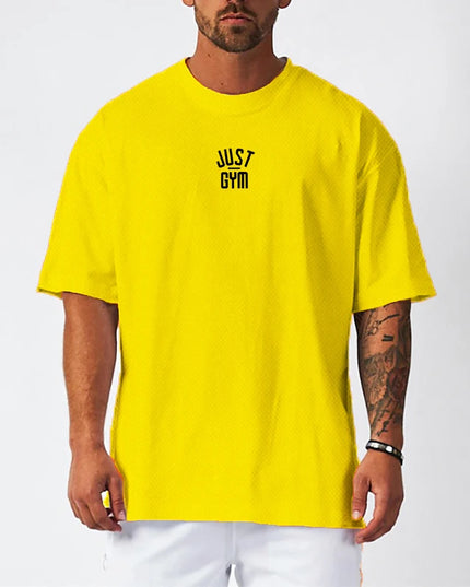 Sportowa koszulka męska oversize z krótkim rękawem