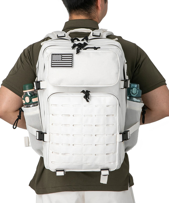 Plecak taktyczny 25L – survivalowy plecak turystyczny z systemem MOLLE i uchwytem na butelkę