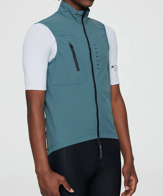 Kamizelka męska sportowa z dwukierunkowym zamkiem