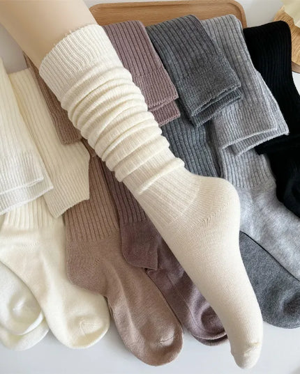 Skarpetki damskie zimowe bawełniane