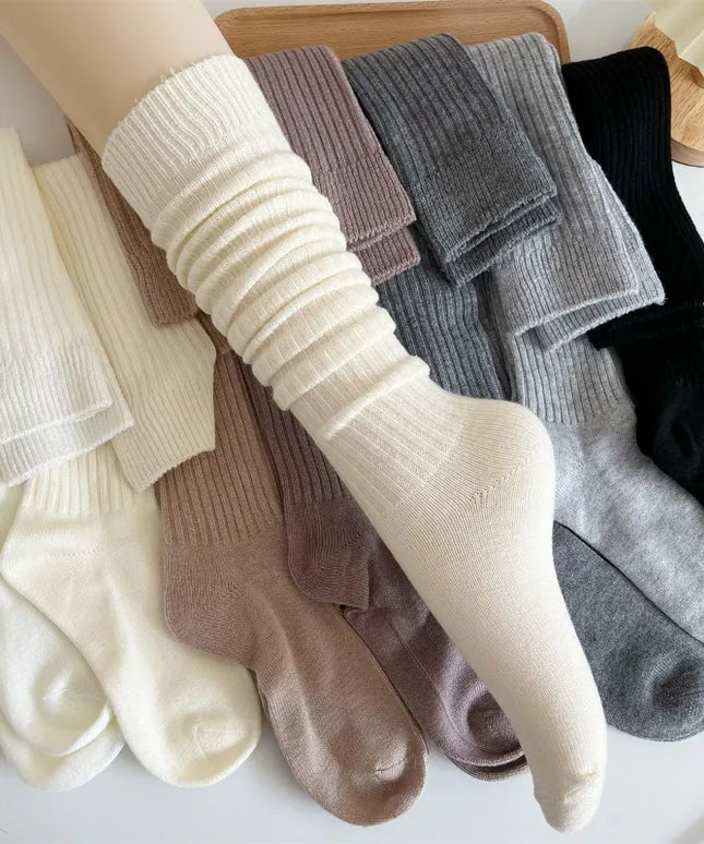 Skarpetki damskie zimowe bawełniane