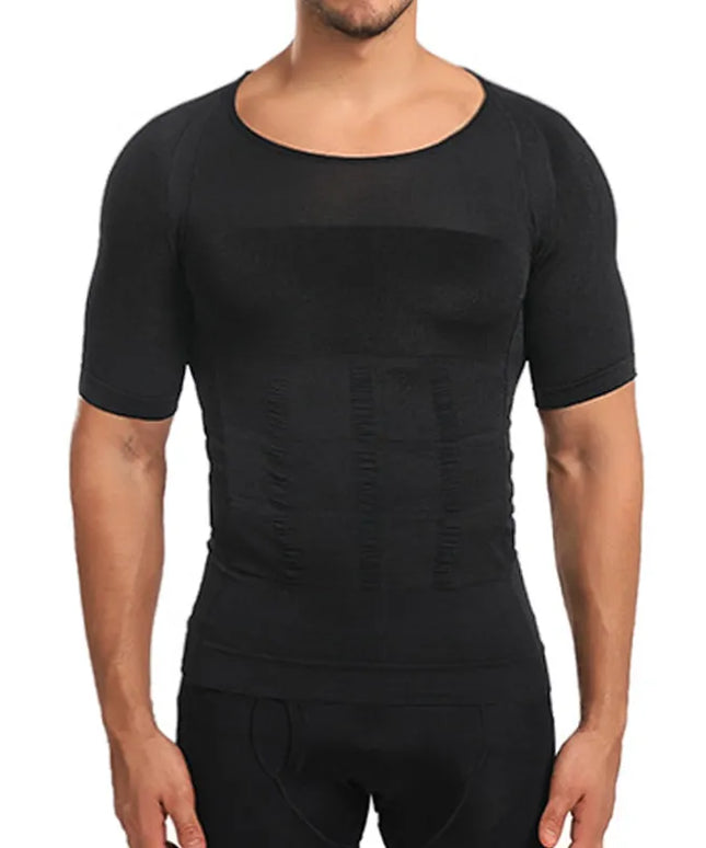Sportowa koszulka męska kompresująca i modelująca sylwetkę