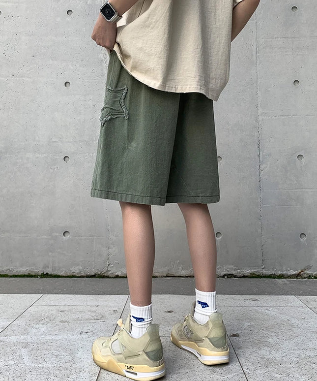 Męskie szorty z motywem gwiazd